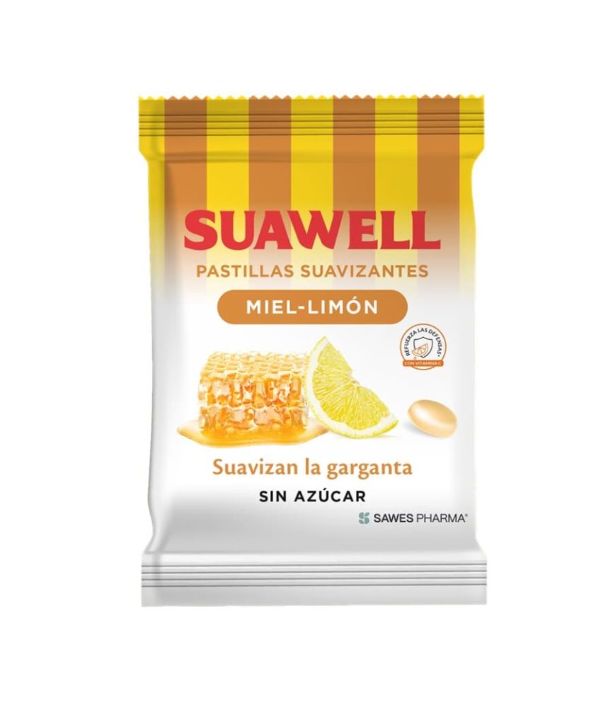 Suawell Pastillas Suavizantes Miel y Limón